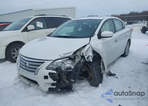 2015 Nissan Sentra z USA, uszkodzony, nr VIN 3N1AB7AP4FY265119